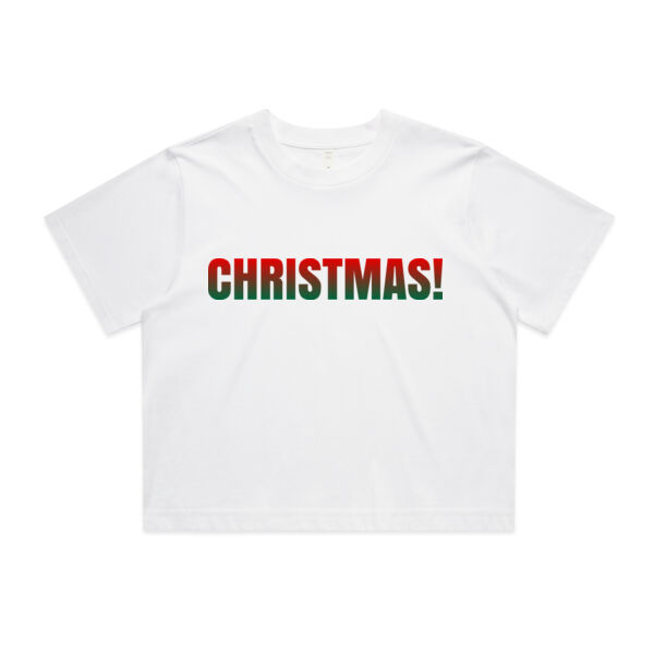 This is a Christmas crop T-Shirt Thumbnail
