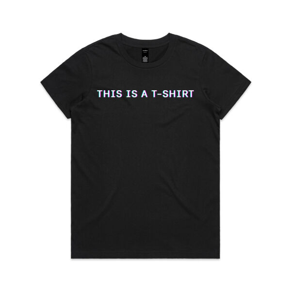 This is a women's [glitch] T-Shirt Thumbnail