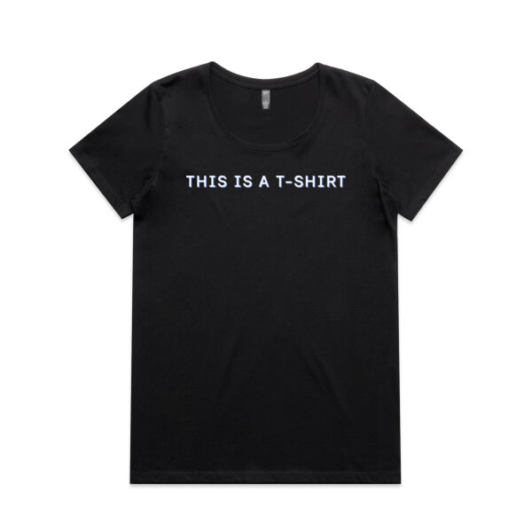 This is a scoop-neck women's T-Shirt Thumbnail